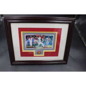 Albert Pujols MVP cards framed 15 x 20